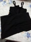Vestido de Alça com Elastano