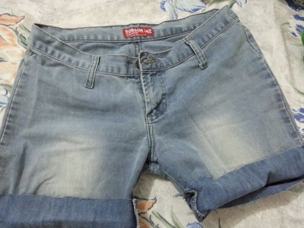 Short Jeans com lycra Bobson